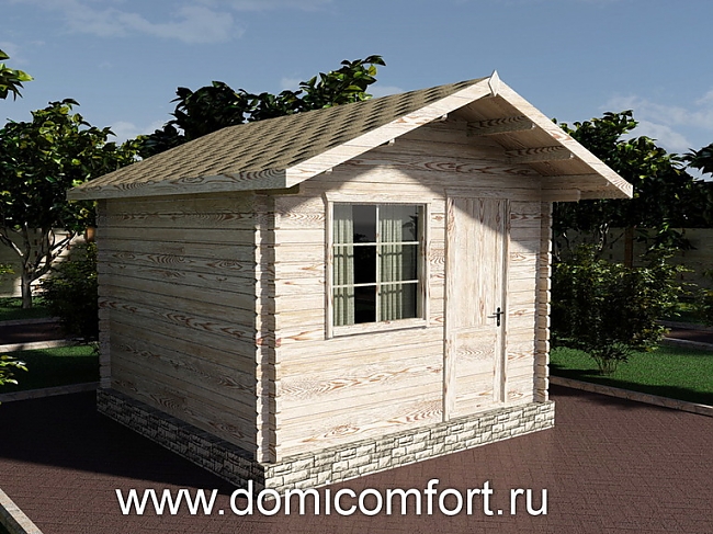 каркасный хозблок под ключ